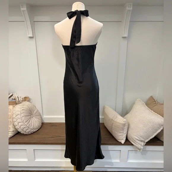 Petal & Pup Midnight Halter Maxi Dress - Picture 5 of 7